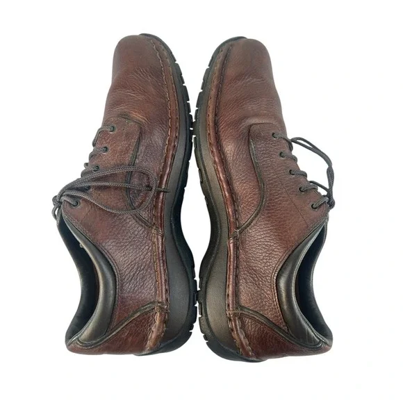 vtg Red Wing Shoes 8704 Safety Toe Oxfords Mens sz 10‎ Brown  display picture 1